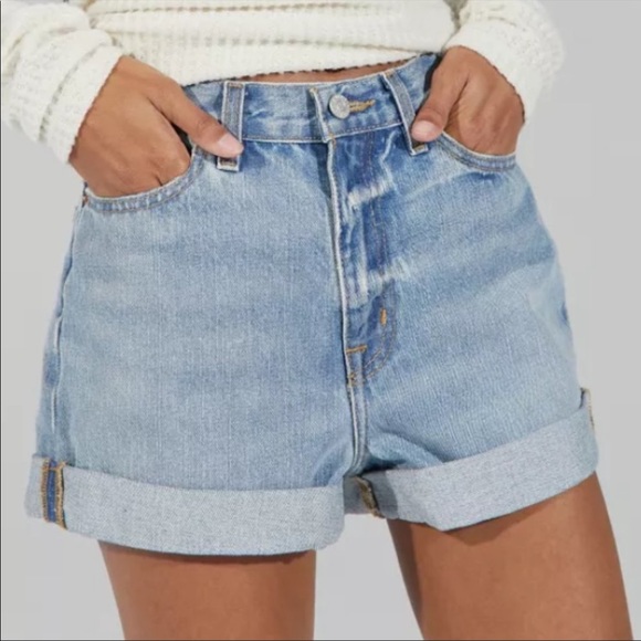 Urban Outfitters Pants - Urban Outfitters BDG Light Wash Mom Denim Shorts